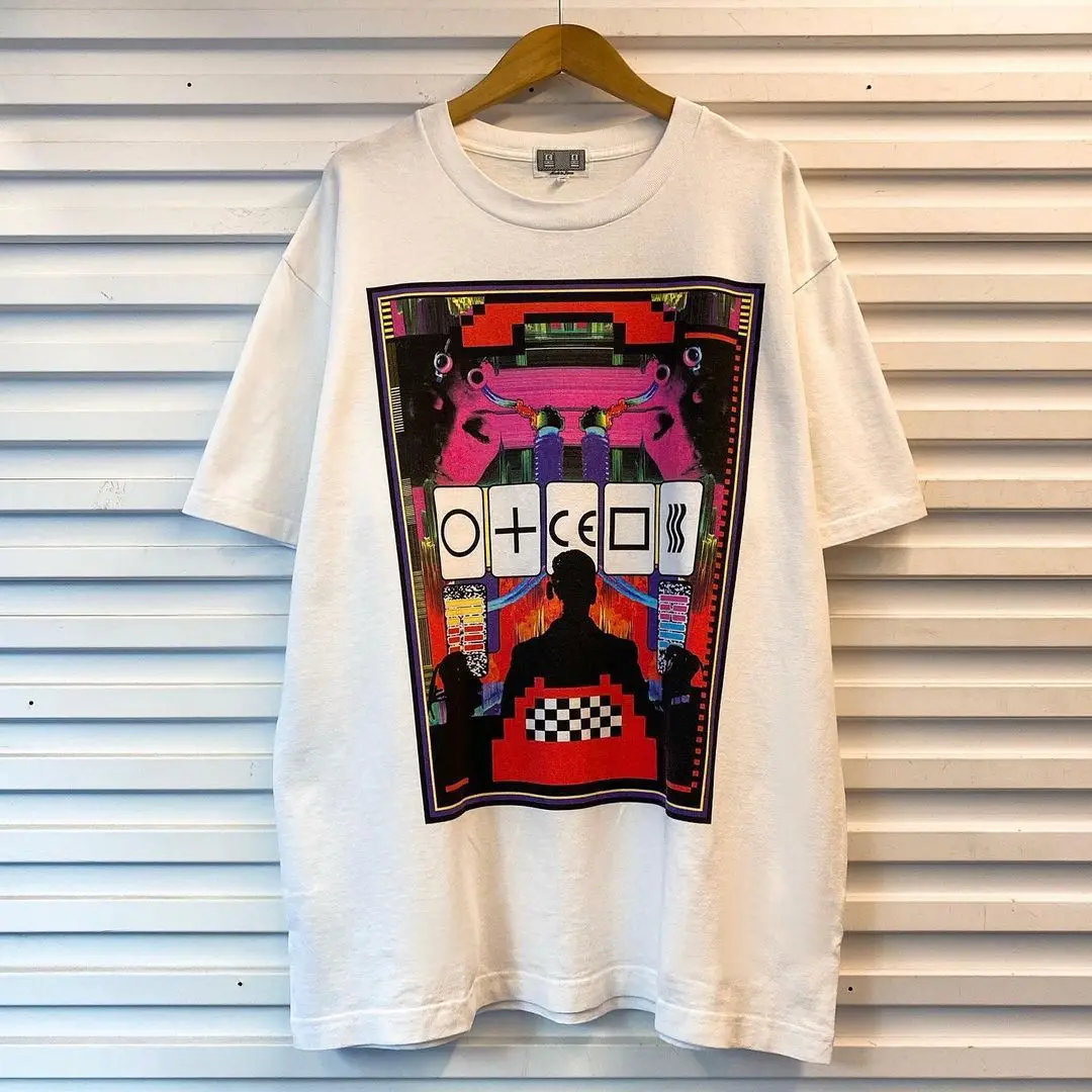 Pure cotton 2024 new summer trendy brand Japanese street telegraph machine printed loose couple short-sleeved T-shirt y2k tops
Pure cotton 2024 new summer trendy brand Japanese street telegraph machine printed loose couple short-sleeved T-shirt y2k tops