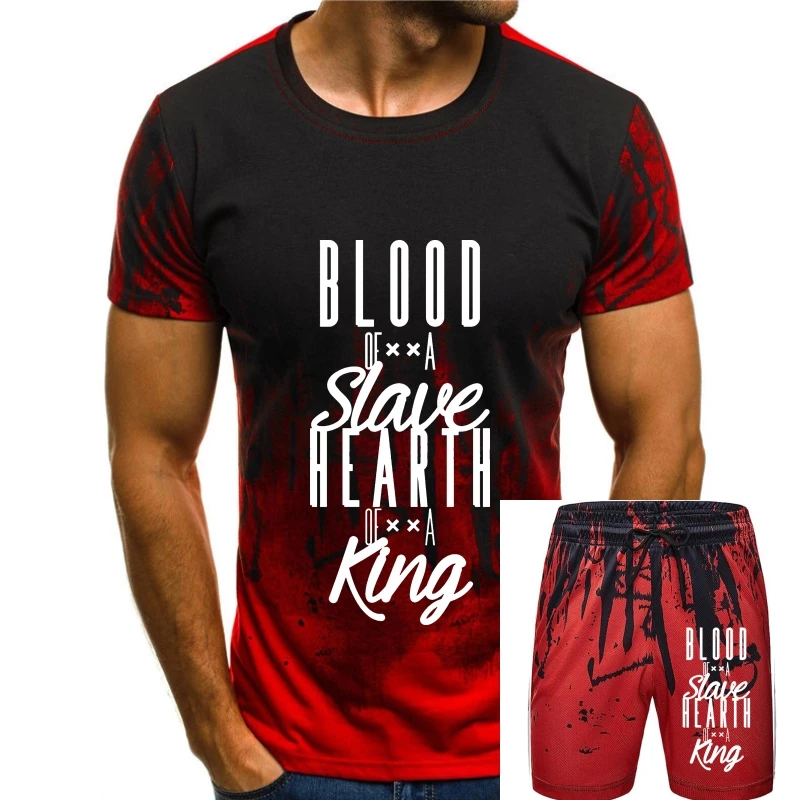 

Blood Of A Slave Nas Inspiration T-Shirts Branded 2019 Letters Pop Top Tee T Shirt For Men S-3xl Loose Tee Shirt Print