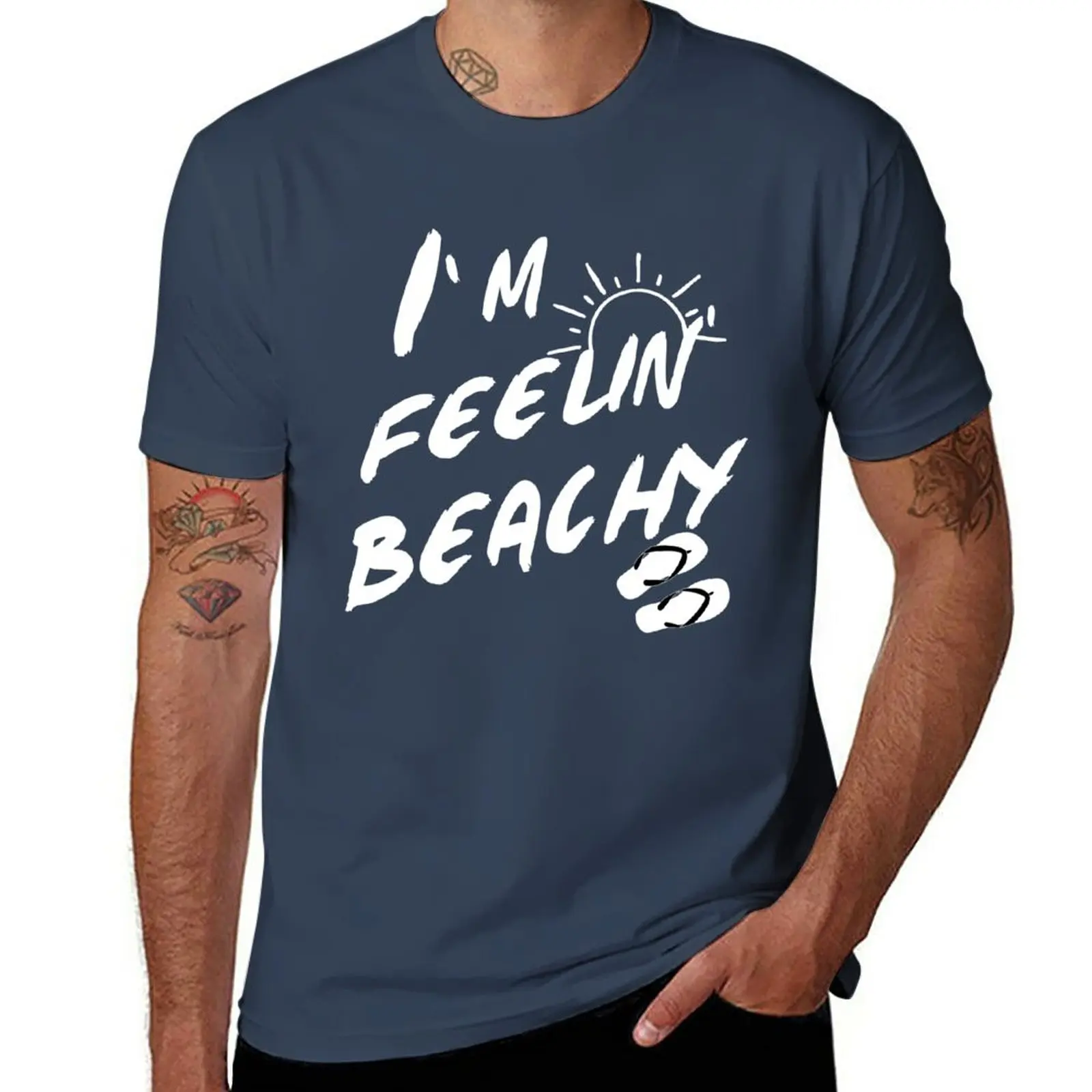 

I'm feelin' beachy! T-Shirt blanks graphics anime sweat oversized t shirt men