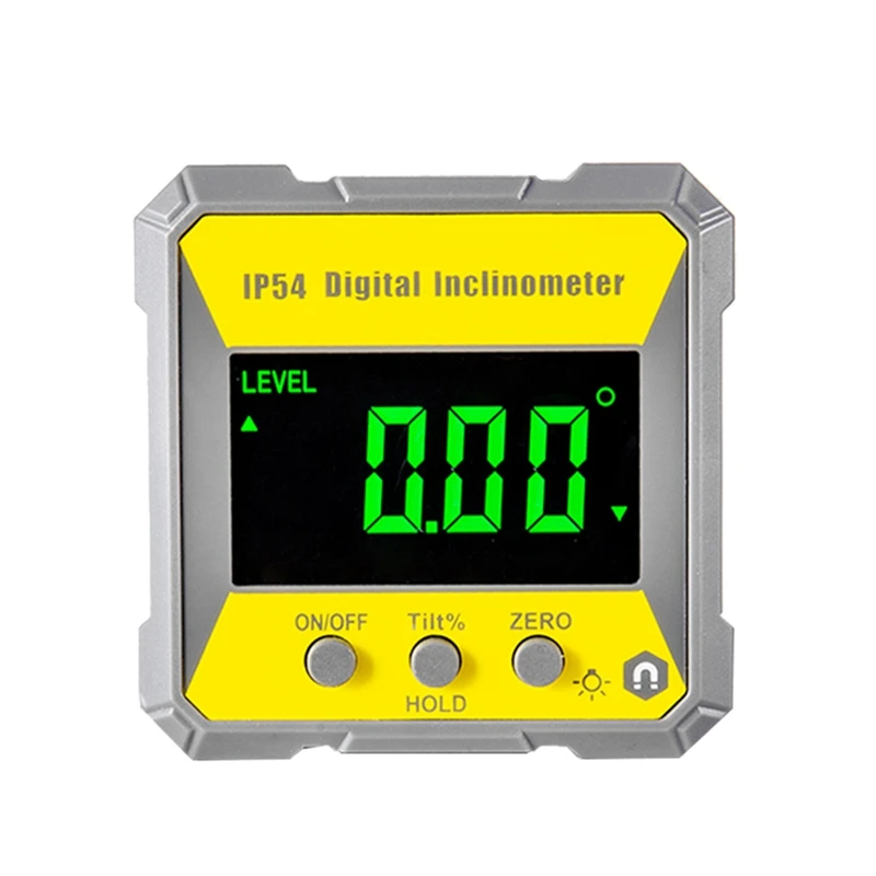 Цифровой Инклинометр IP54 4X90, угломер с подсветкой, магнитный электронный Гониометр
Цифровой Инклинометр IP54 4X90, угломер с подсветкой, магнитный электронный Гониометр