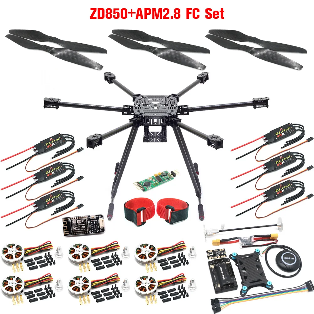 ZD850 полностью из углеродного волокна 850 мм Рамка APM2.8 / Pixhawk 2.4.8 Полетный Comtrol 5010 360KV двигатель BLHeli 40A без щеток
ZD850 полностью из углеродного волокна 850 мм Рамка APM2.8 / Pixhawk 2.4.8 Полетный Comtrol 5010 360KV двигатель BLHeli 40A без щеток