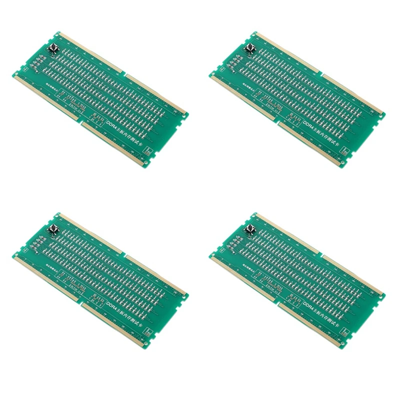 HFES 4X DDR4 Test Card RAM Memory Slot Out LED Desktop Motherboard Repair Analyzer Tester
HFES 4X DDR4 Test Card RAM Memory Slot Out LED Desktop Motherboard Repair Analyzer Tester