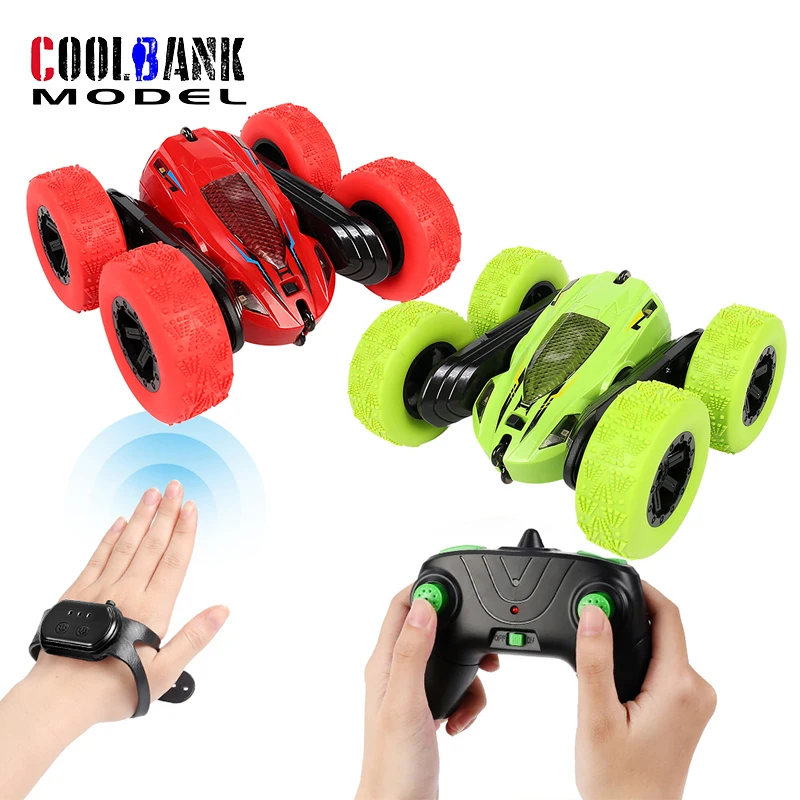 

Gesture Sensing Watch RC Cars Toys Stunt Roll Drift Twisted Vehicle 2.4Ghz Remote Control High-speed Racing Kids Gifts COOLBANK
