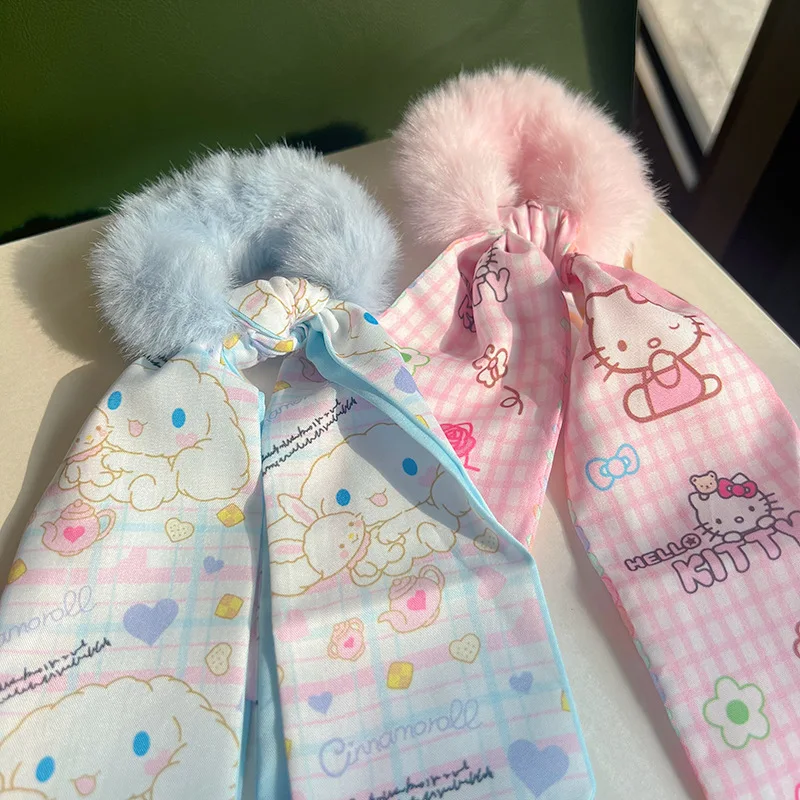 Кольцо для волос Sanrio, мягкая поплавковая лента, коричная шнуровка для волос Kuromi Mymelody, аксессуары для волос для девушек
Кольцо для волос Sanrio, мягкая поплавковая лента, коричная шнуровка для волос Kuromi Mymelody, аксессуары для волос для девушек