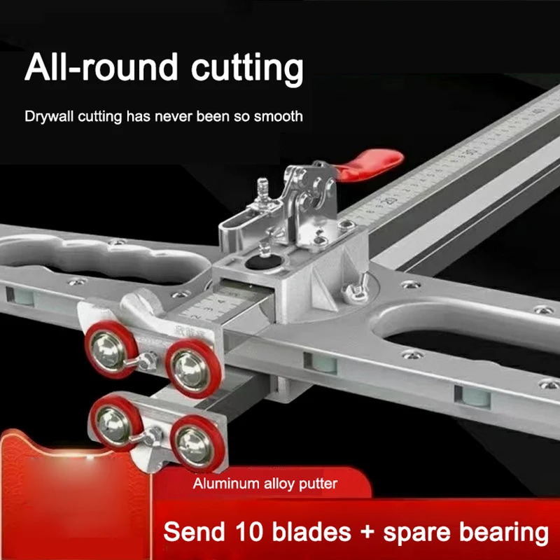 Gypsum board cutting artifact push knife The latest woodworking high-precision stainless steel foldable roller type
Gypsum board cutting artifact push knife The latest woodworking high-precision stainless steel foldable roller type