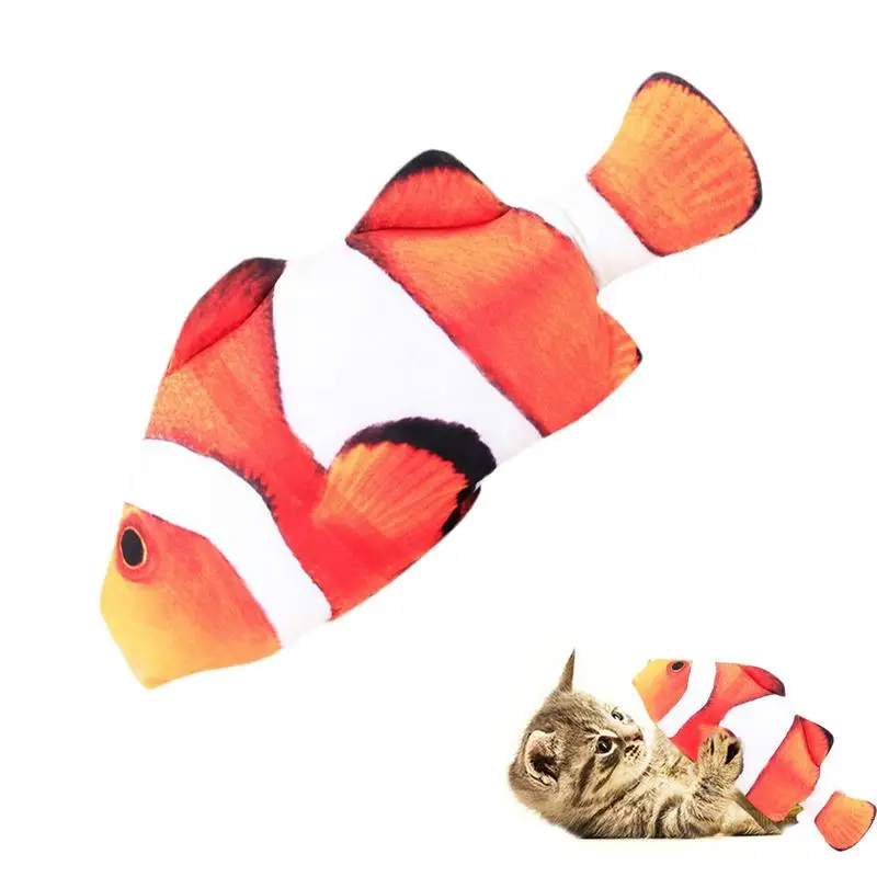 

Cat Fish Catnip Toy Realistic Plush Fish Cat Chew Toys Pet Supplies For Kittens Cats Interactive Teething Exercise Biting