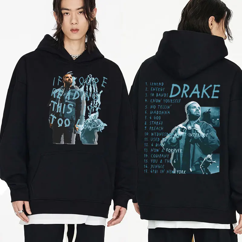 Rapper Drake If You're Reading This It's Too Late Graphic Printed Hoodie Men Fashion Hip Hop Oversized Sweatshirts Pullover Tops
Rapper Drake If You're Reading This It's Too Late Graphic Printed Hoodie Men Fashion Hip Hop Oversized Sweatshirts Pullover Tops