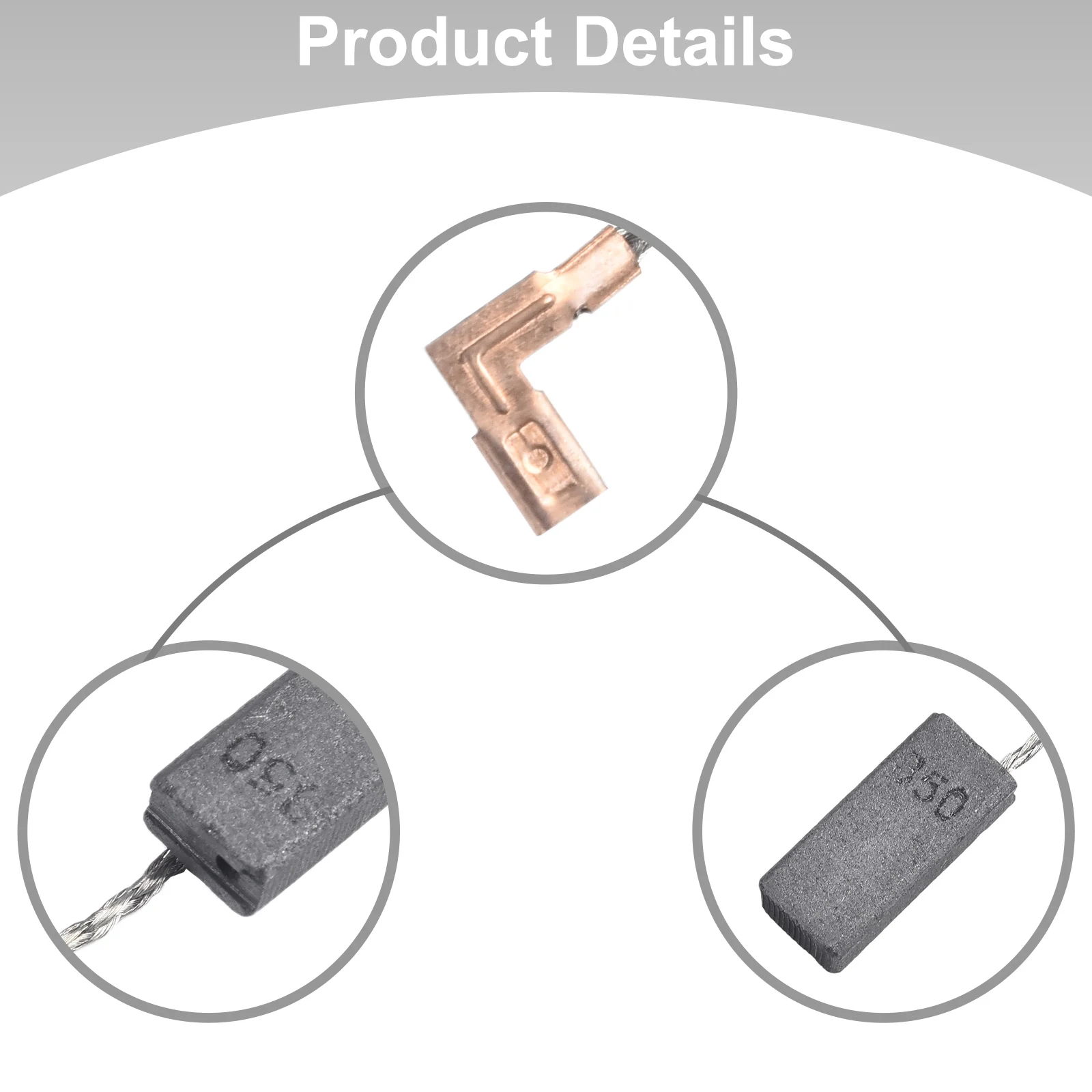 2pcs CB350 Carbon Brushes 194160-9 For HR4011C HR4001C 3210FC Hammer 6.5x11x25mm Carbon Metal Power Tools Accessories
2pcs CB350 Carbon Brushes 194160-9 For HR4011C HR4001C 3210FC Hammer 6.5x11x25mm Carbon Metal Power Tools Accessories