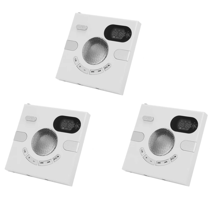 3X Wall Speaker Fm Radio With Time Display Headphone Jack Support Aux Audio Tf Card USB Disk Mp3 Player USB Charge
3X Wall Speaker Fm Radio With Time Display Headphone Jack Support Aux Audio Tf Card USB Disk Mp3 Player USB Charge