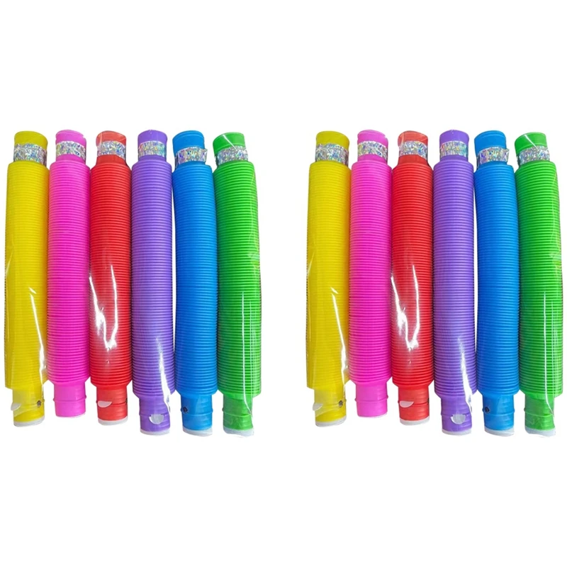 12Pcs/Pack Tubes Sensory Toy For Adult Stress Relieve Toys Kids Autism Anti Stress Plastic Bellows Squeeze Toy
12Pcs/Pack Tubes Sensory Toy For Adult Stress Relieve Toys Kids Autism Anti Stress Plastic Bellows Squeeze Toy