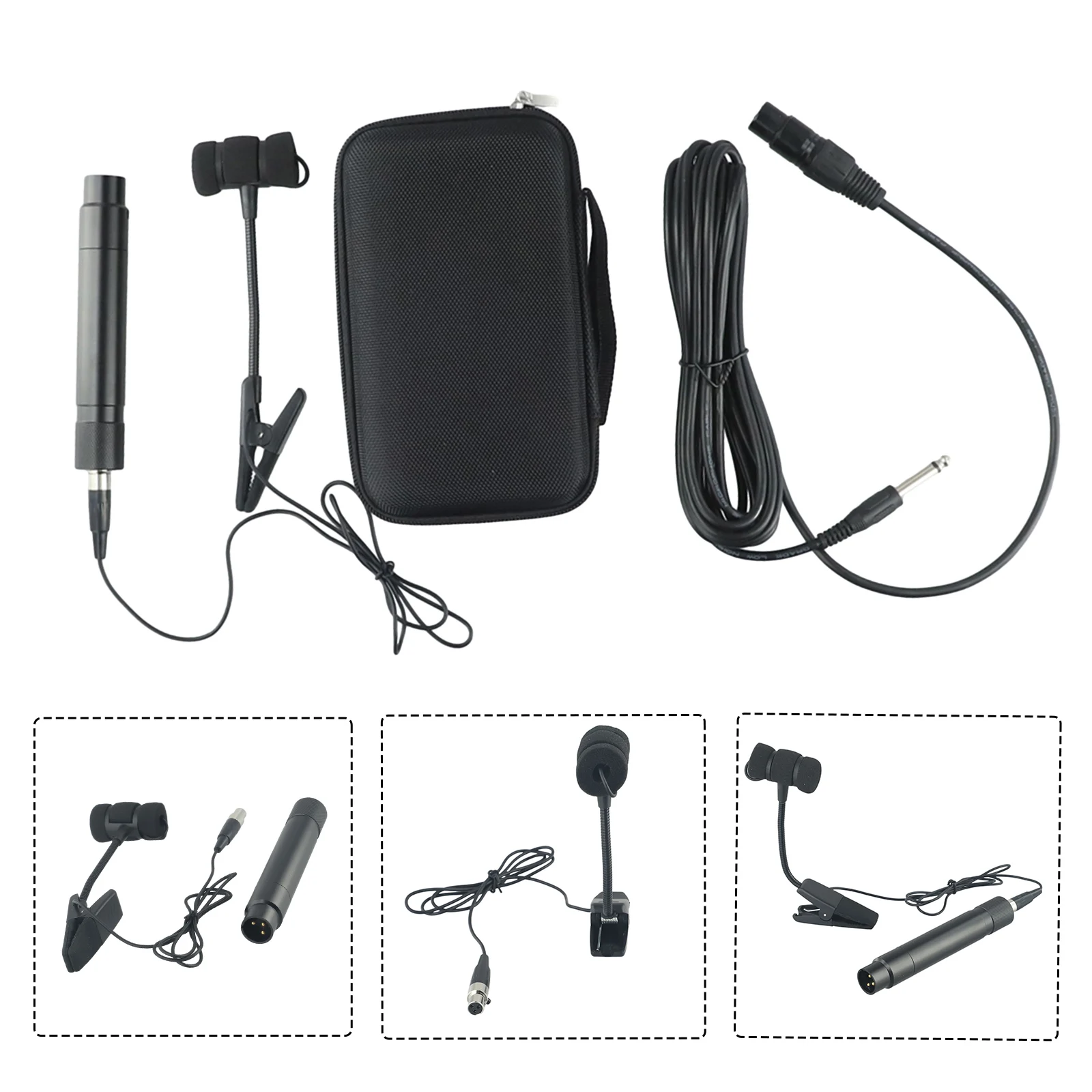 Sax Microphone Portable Microphone Omnidirectional One-way 2.0-10V.DC 20-20kHz Accessories For Music Instrument Durable New
Sax Microphone Portable Microphone Omnidirectional One-way 2.0-10V.DC 20-20kHz Accessories For Music Instrument Durable New