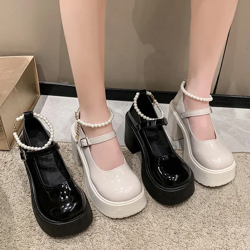 2023 New Fashionable White Chunky Platform High Heels Women's Autumn/Winter Mary Jane Comfortable Sneakers Shoes for Women
2023 New Fashionable White Chunky Platform High Heels Women's Autumn/Winter Mary Jane Comfortable Sneakers Shoes for Women