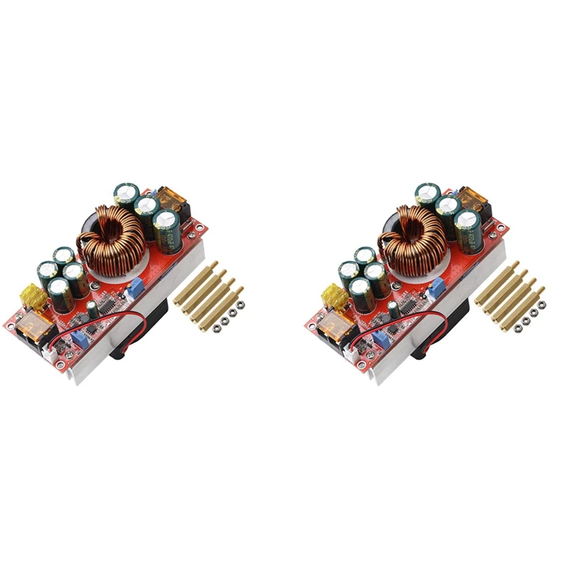 

2X 1500W 30A DC-DC Boost Converter Module 10-60V To 12-97V Voltage Step Up Converter Boost CC CV Power Supply Module