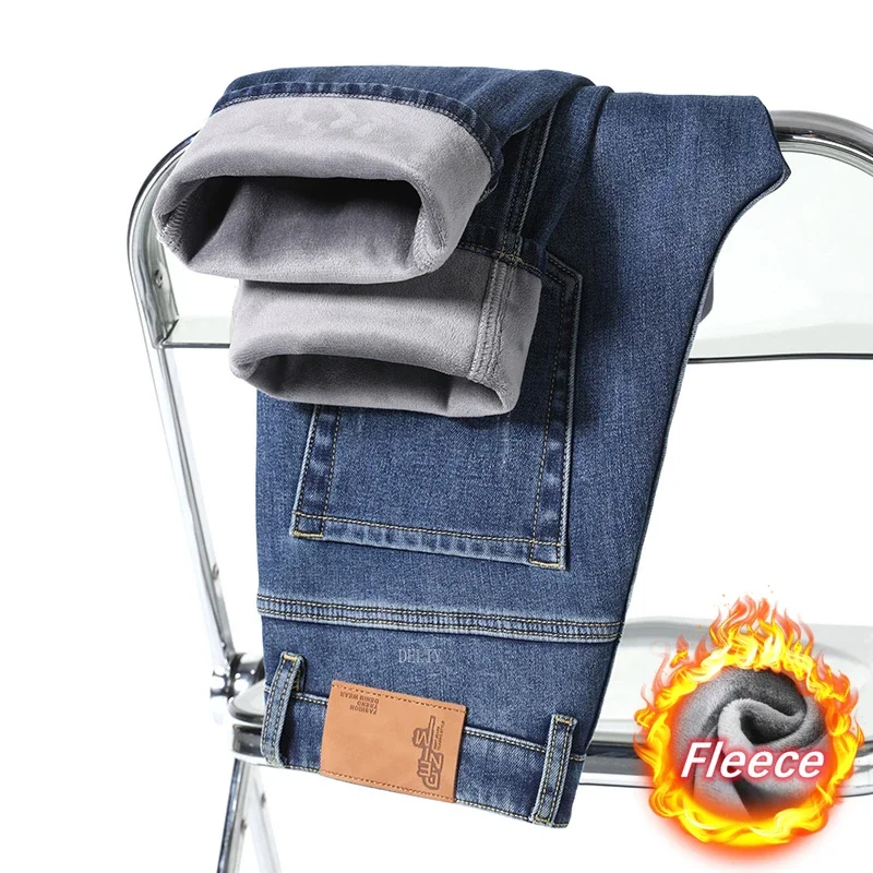 2024 Clothing Youth Fashion Thick Fit Stretch Denim Jean Classic Casual Men's Winter Fleece Warm Slim Straight Jeans
2024 Clothing Youth Fashion Thick Fit Stretch Denim Jean Classic Casual Men's Winter Fleece Warm Slim Straight Jeans