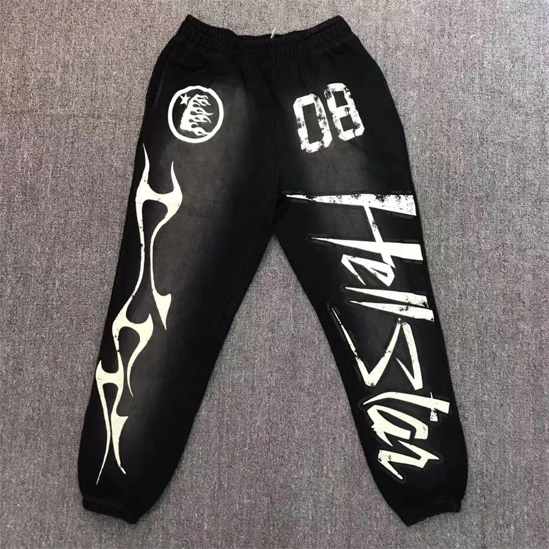 Hellstar Studios Flare Sweatpants Men Women Black Green Yellow Jogger Drawstring Flare Pants gym Clothing
Hellstar Studios Flare Sweatpants Men Women Black Green Yellow Jogger Drawstring Flare Pants gym Clothing