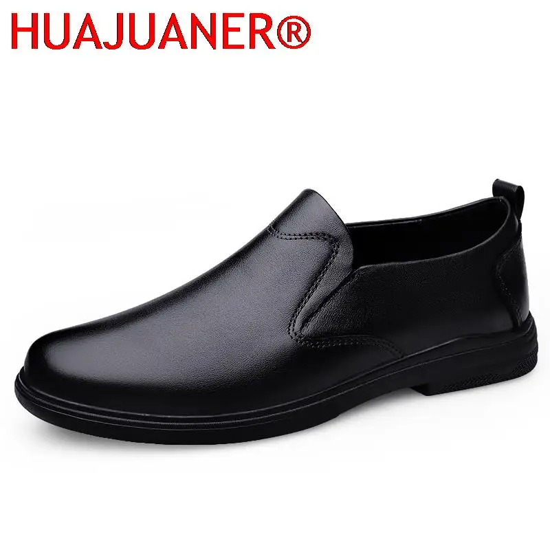 

Men Loafers 2023 New Genuine Leather Shoes Men Casual Shoes Moccasins Breathable Gentleman Men Driving Shoes Comfort Flats Male