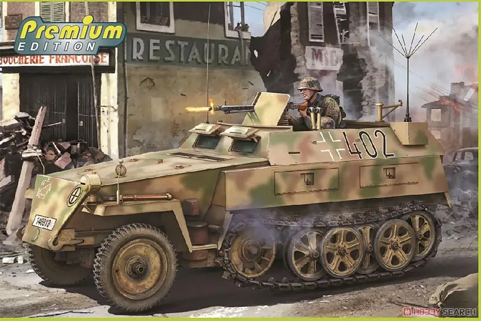 DRAGON 6636 1/35 Scale WW.II German Sd.Kfz.250/5 Neu Ie.Beob.Pz.Wg. w/Magic Track Model Kit
DRAGON 6636 1/35 Scale WW.II German Sd.Kfz.250/5 Neu Ie.Beob.Pz.Wg. w/Magic Track Model Kit
