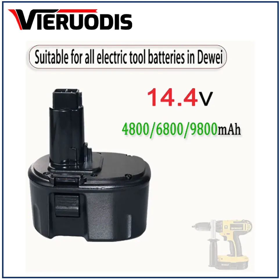 For Dewalt 14.4V Battery xrp Ni-MH 6800mAh for Replacement DC9091 DW9091 DW9094 DE9031 DE9038 DE9091 DE9092 Cordless Power Tools
For Dewalt 14.4V Battery xrp Ni-MH 6800mAh for Replacement DC9091 DW9091 DW9094 DE9031 DE9038 DE9091 DE9092 Cordless Power Tools