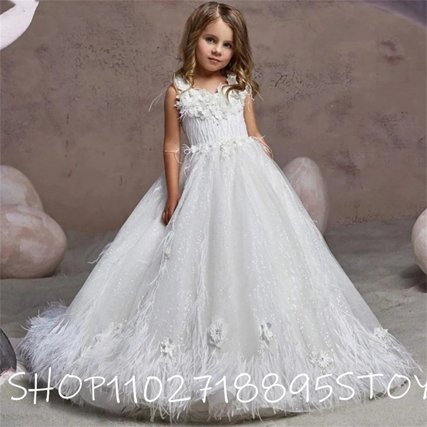 Long Dress Evening Party Flower Girl Wedding Dress 2023 O-neck Birthday Europe Style Baby Girls Pageant Dress Lace Ball Gown
Long Dress Evening Party Flower Girl Wedding Dress 2023 O-neck Birthday Europe Style Baby Girls Pageant Dress Lace Ball Gown