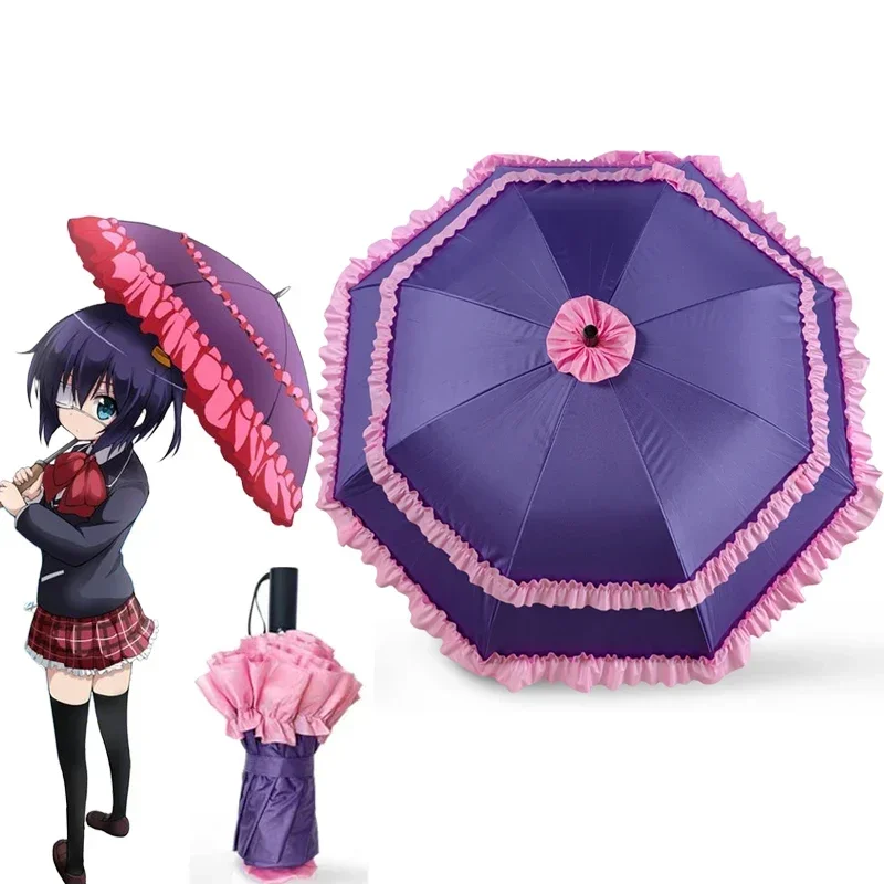 Anime Love Chunibyo Other Delusions Cosplay Takanashi Rikka Umbrella Lolita Portable Folding Parasol Props Christmas Gift
Anime Love Chunibyo Other Delusions Cosplay Takanashi Rikka Umbrella Lolita Portable Folding Parasol Props Christmas Gift