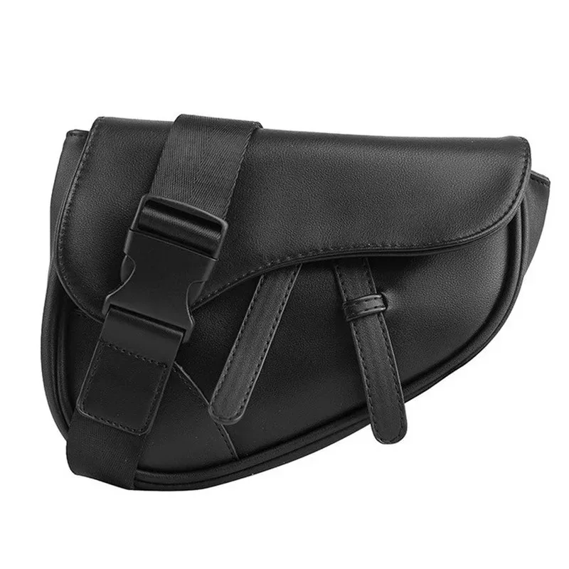 Women Mini Bag Black Leather Handbag Men Shoulder Small Bag Fashion Saddle Bag Messenger Bags Male Handbags Casual Crossbody
Women Mini Bag Black Leather Handbag Men Shoulder Small Bag Fashion Saddle Bag Messenger Bags Male Handbags Casual Crossbody