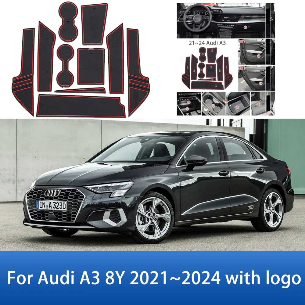 Для Audi A3 8Y 2022 2021 2023 2024 противоскользящий резиновый коврик для ворот, чашка, пазы, подушечки, подушка с отверстием, слот, каботажное судно, автомобильные наклейки, аксессуары
Для Audi A3 8Y 2022 2021 2023 2024 противоскользящий резиновый коврик для ворот, чашка, пазы, подушечки, подушка с отверстием, слот, каботажное судно, автомобильные наклейки, аксессуары