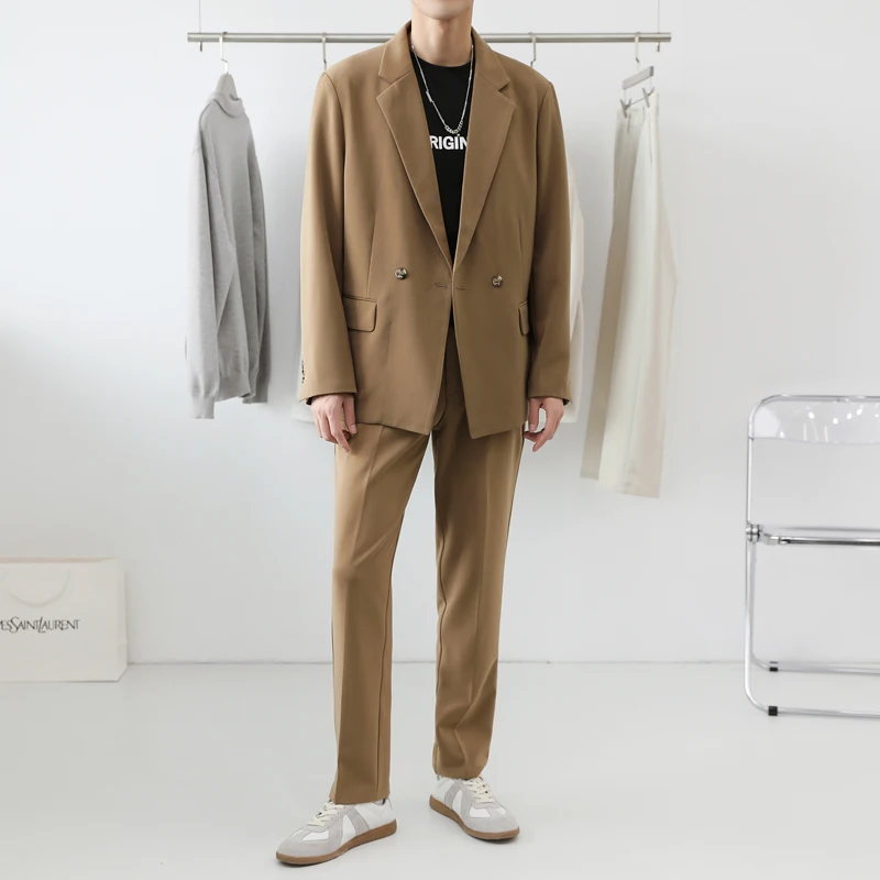Man Casual Pants BlazerSuits Set Male Solid Color Suits Jacket Blazer Set Stylish Two Piece Sets Spring Autumn Overcoat&Trouser
Man Casual Pants BlazerSuits Set Male Solid Color Suits Jacket Blazer Set Stylish Two Piece Sets Spring Autumn Overcoat&Trouser