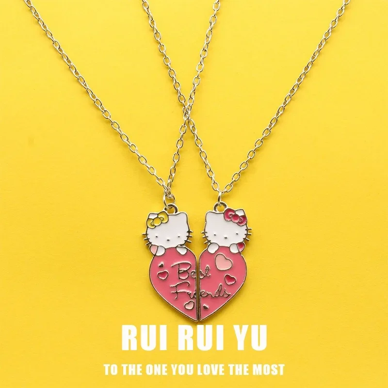Sanrio Hello Kitty Necklace Anime Figures Cartoon Alloyed Necklace Q Figural Anime Merchandise Decoration Children Birthday Gift
Sanrio Hello Kitty Necklace Anime Figures Cartoon Alloyed Necklace Q Figural Anime Merchandise Decoration Children Birthday Gift