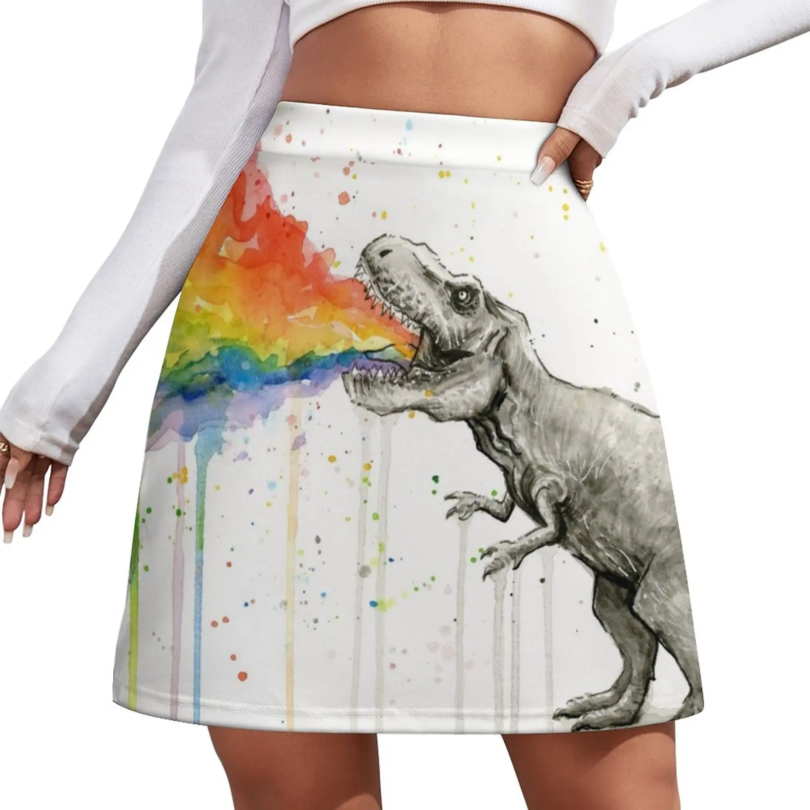 T-Rex Puking Rainbow Taste the Rainbow Mini Skirt japanese style Women's clothing
T-Rex Puking Rainbow Taste the Rainbow Mini Skirt japanese style Women's clothing