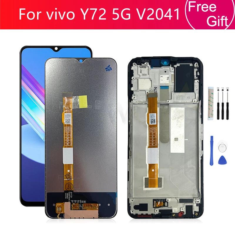 For Vivo 72 LCD Display Touch Screen Digitizer Assembly With Frame Display Y72 5g Replacement Repair Parts 6.58"
For Vivo 72 LCD Display Touch Screen Digitizer Assembly With Frame Display Y72 5g Replacement Repair Parts 6.58"
