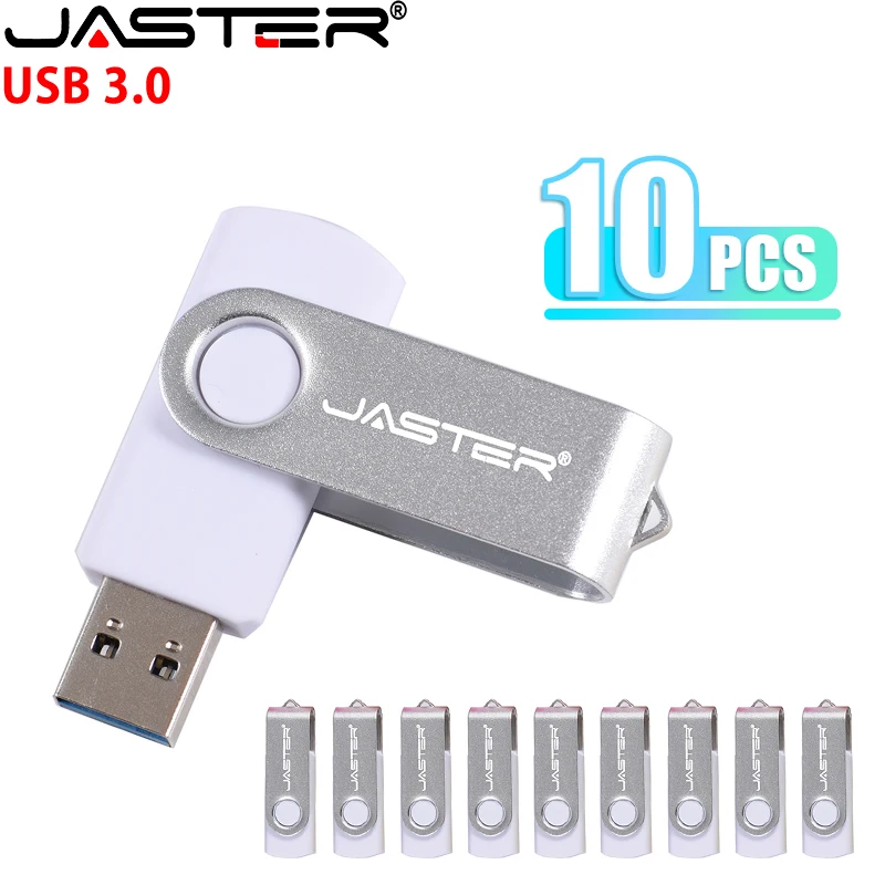 JASTER 10 PCS LOT USB 3.0 Flash Drive 128GB High Speed Memory Stick 64GB Rotatable PenDrive 32GB Free Custom Logo USB Stick 16GB
JASTER 10 PCS LOT USB 3.0 Flash Drive 128GB High Speed Memory Stick 64GB Rotatable PenDrive 32GB Free Custom Logo USB Stick 16GB