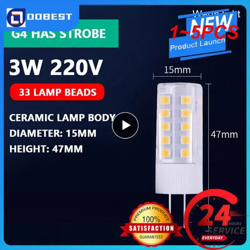 

1~5PCS Led Bulb G9 Spotlight 3W 5W 7W 9W 220V High Quality 3000/6000K Household Lighting Tubes