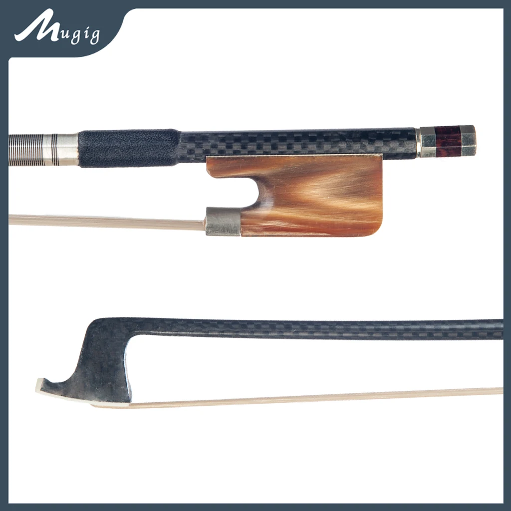 Mugig 16'' Carbon Fiber Viola Bow Grid Carbon Fiber Stick Horsehair W/ Ox Horn Frog Fast Response
Mugig 16'' Carbon Fiber Viola Bow Grid Carbon Fiber Stick Horsehair W/ Ox Horn Frog Fast Response