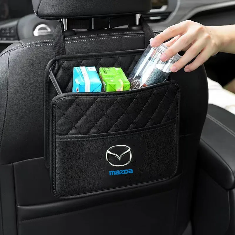 Leather Car Seat Back Storage Bag Car Garbage Storage Box For Mazda 3 bk bl 323 Axela Atenza CX-3 CX-4 CX5 CX-7 Car Accessory
Leather Car Seat Back Storage Bag Car Garbage Storage Box For Mazda 3 bk bl 323 Axela Atenza CX-3 CX-4 CX5 CX-7 Car Accessory