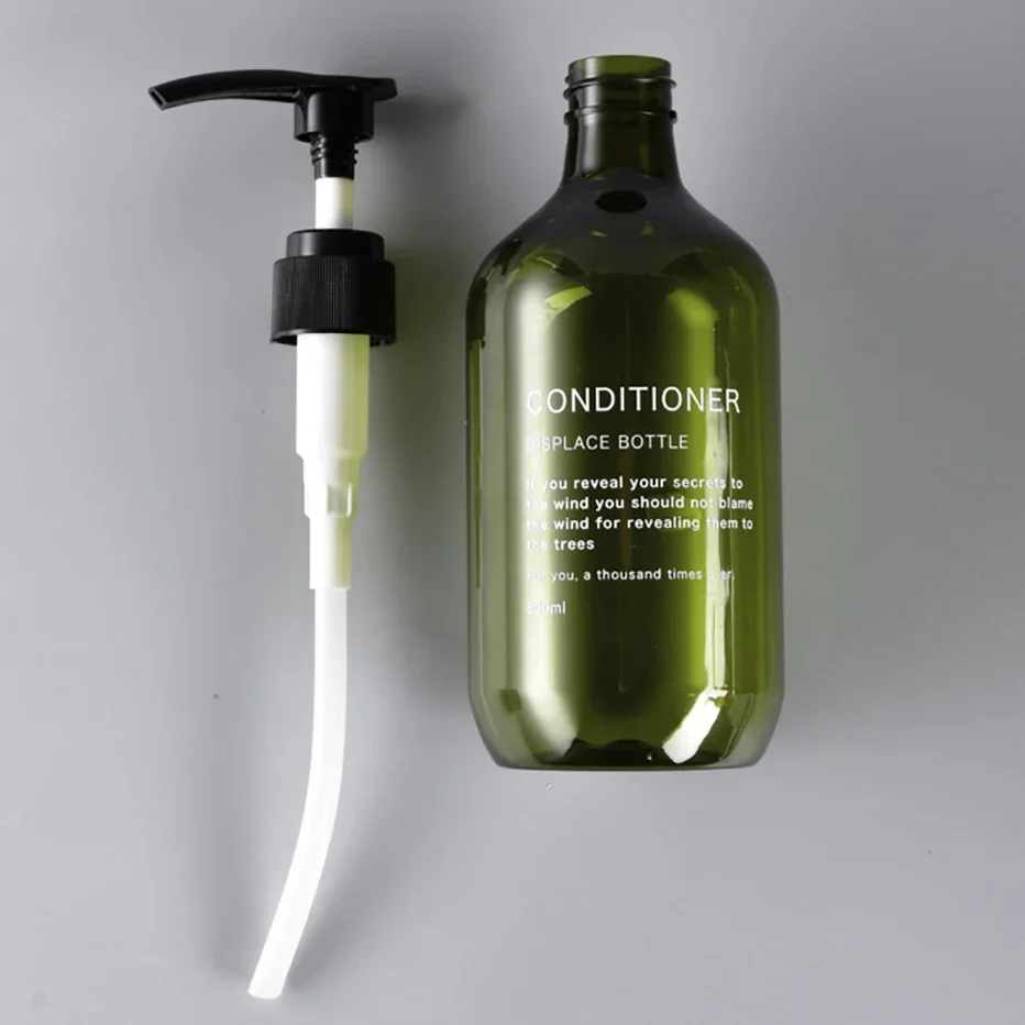 500ml Shampoo Bottle Bathroom Shower Gel Refillable Bottles Soap Wash Hair Dispenser with 2pcs Independent Sticker
500ml Shampoo Bottle Bathroom Shower Gel Refillable Bottles Soap Wash Hair Dispenser with 2pcs Independent Sticker