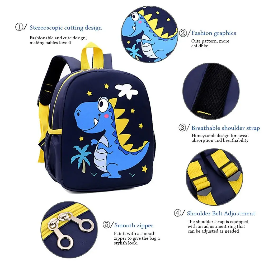 Children Dinosaur Bag Shoulders Bag Kindergarten Backpack Cartoon Cute Little Animal Little Dinosaur Backpack Handbags S237c2ba6c9534c5caec2fc5db2b401c68