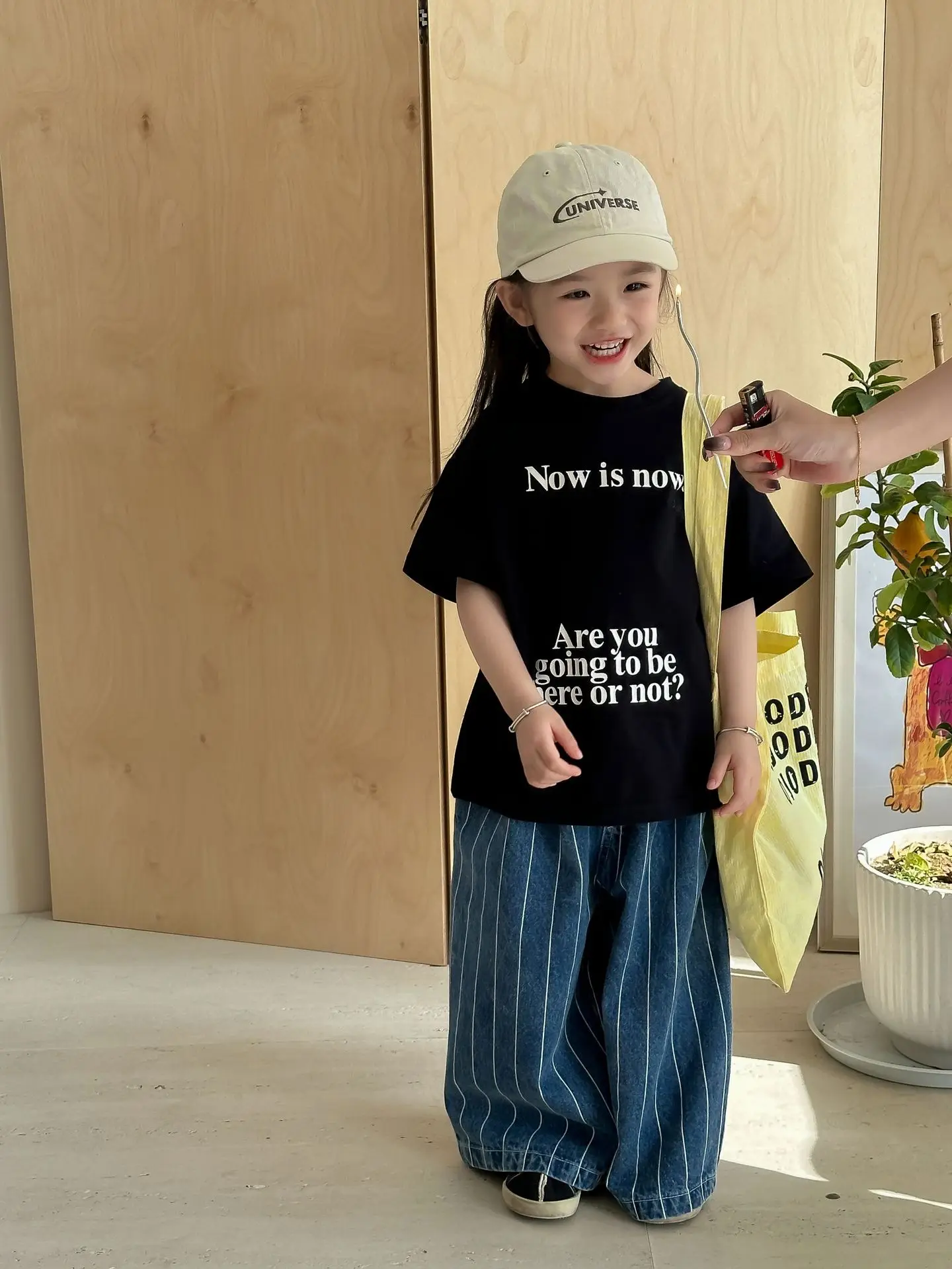2025 Spring New Children Striped Denim Trousers Baby Boys Casual Pants Toddler Girls Wide Leg Pants Kids Fashion Loose Jeans 13 S237cdf5b24b74bb0aef0bc3a3b916282o