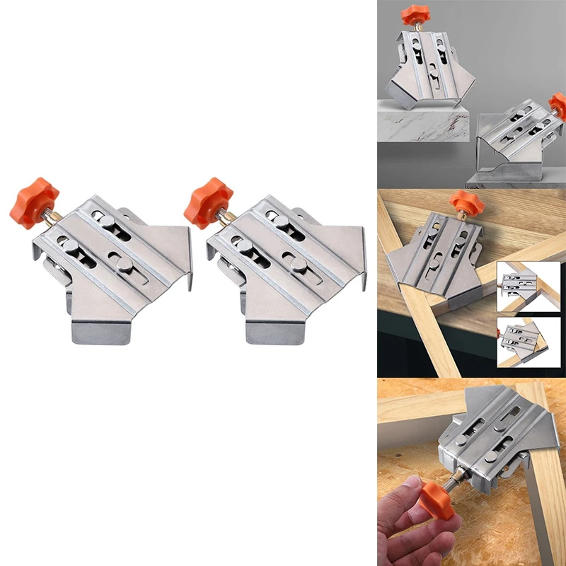 

Carpenter Quick Positioning Clamp For Wood Panel Splicing 90 Degree Right Angle Fixing Clips Right Angle Clamps-Open