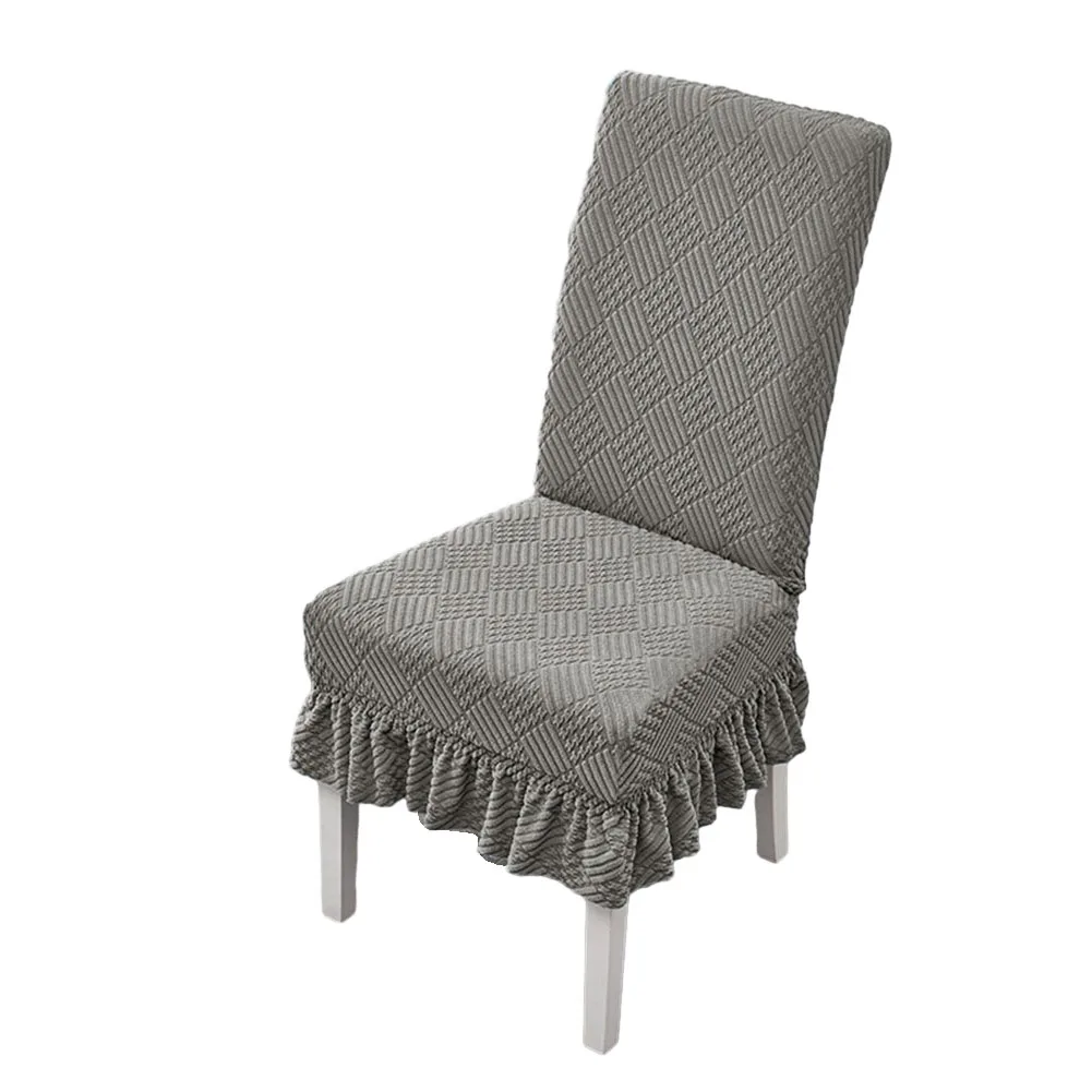 1PCS Elastic Universal Dining Chair Cover Soft Anti-wrinkle Knitted Jacquard Velvet Dining Table And Chair Cover 7colors Option
1PCS Elastic Universal Dining Chair Cover Soft Anti-wrinkle Knitted Jacquard Velvet Dining Table And Chair Cover 7colors Option