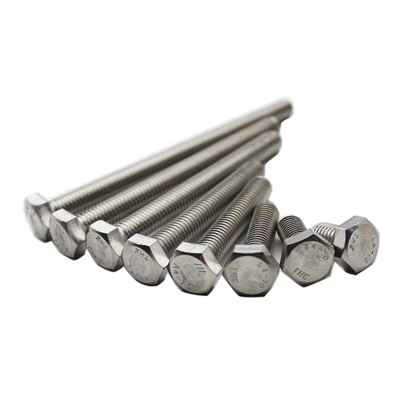 Болты с шестигранной головкой из нержавеющей стали A2 DIN 933 
Болты с шестигранной головкой из нержавеющей стали A2 DIN 933