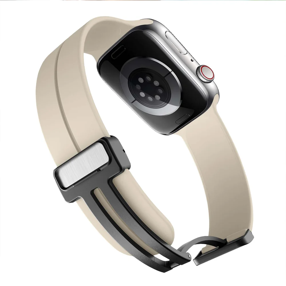 Magnetic Strap For Apple watch ultra 2 band 49mm 46mm 44mm 45mm 41mm 42mm 38mm 40mm Silicone Bracelet iWatch Series 10 9 7 8 se Magnetic Strap For Apple watch ultra 2 band 49mm 46mm 44mm 45mm 41mm 42mm 38mm 40mm Silicone Bracelet iWatch Series 10 9 7 8 se