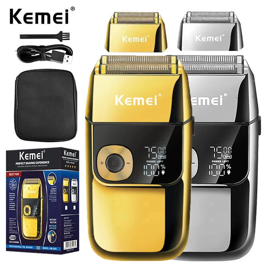 Original KM-2028 barber professional beard hair shaver for men electric shaver rechargeable electric razor balds shaving
Original KM-2028 barber professional beard hair shaver for men electric shaver rechargeable electric razor balds shaving