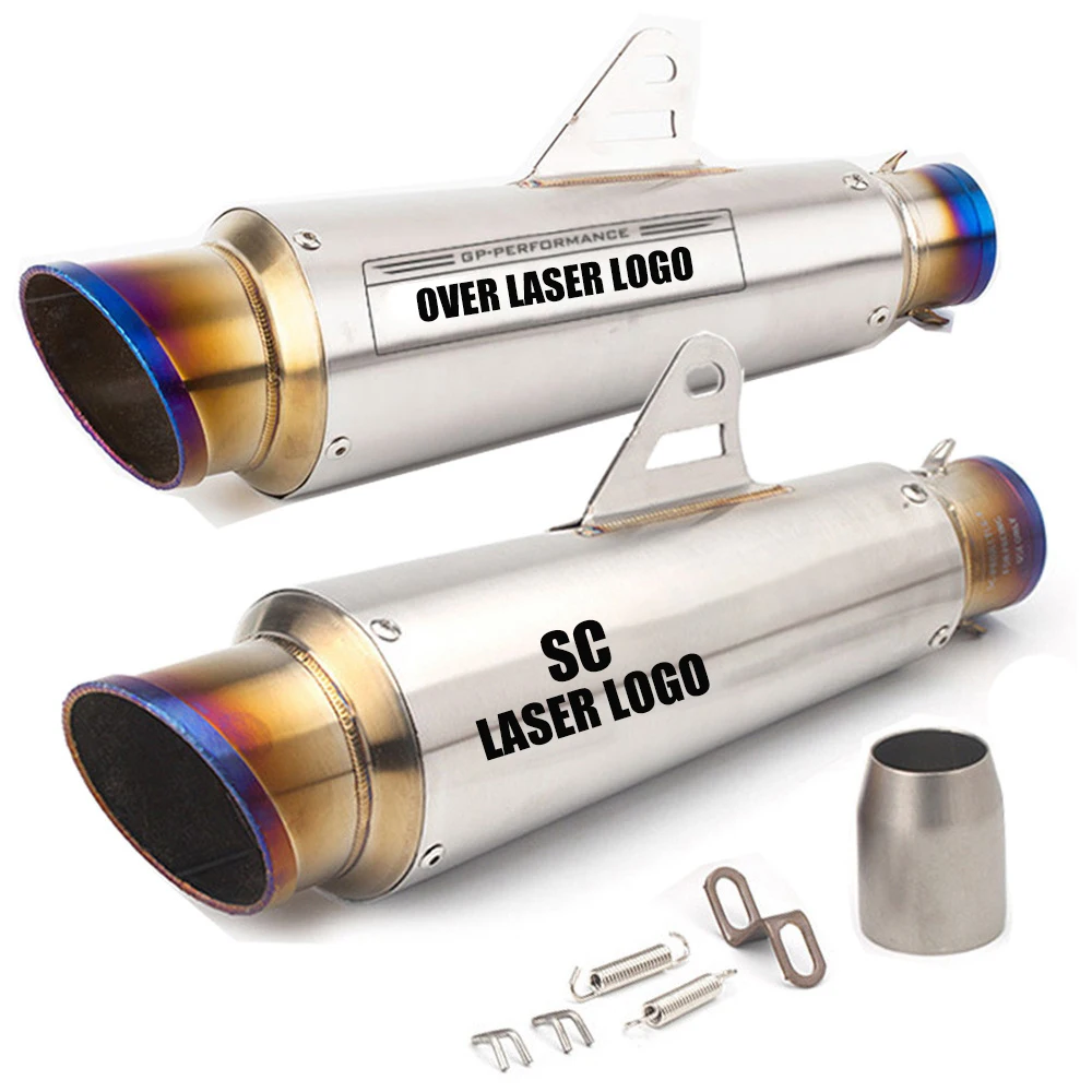 Universal 51mm Stainless Steel sc over Motorcycle Exhaust Muffler Escape for Motorcycle GP-project Exhaust Modified Accessories
Universal 51mm Stainless Steel sc over Motorcycle Exhaust Muffler Escape for Motorcycle GP-project Exhaust Modified Accessories