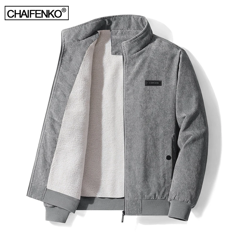 Autumn Winter New Thicken Warm Fleece Jacket Men Casual Fashion Solid Color Cotton Corduroy Jacket Men Stand Collar Jacket Men
Autumn Winter New Thicken Warm Fleece Jacket Men Casual Fashion Solid Color Cotton Corduroy Jacket Men Stand Collar Jacket Men