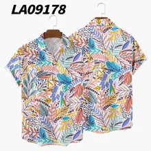 Print Leaf Flower Men Shirts Spring Summer New Turn-Down Collar T-Shirts Casual Loose Short Sleeve Rayon Coat Large Size Jacket
Print Leaf Flower Men Shirts Spring Summer New Turn-Down Collar T-Shirts Casual Loose Short Sleeve Rayon Coat Large Size Jacket