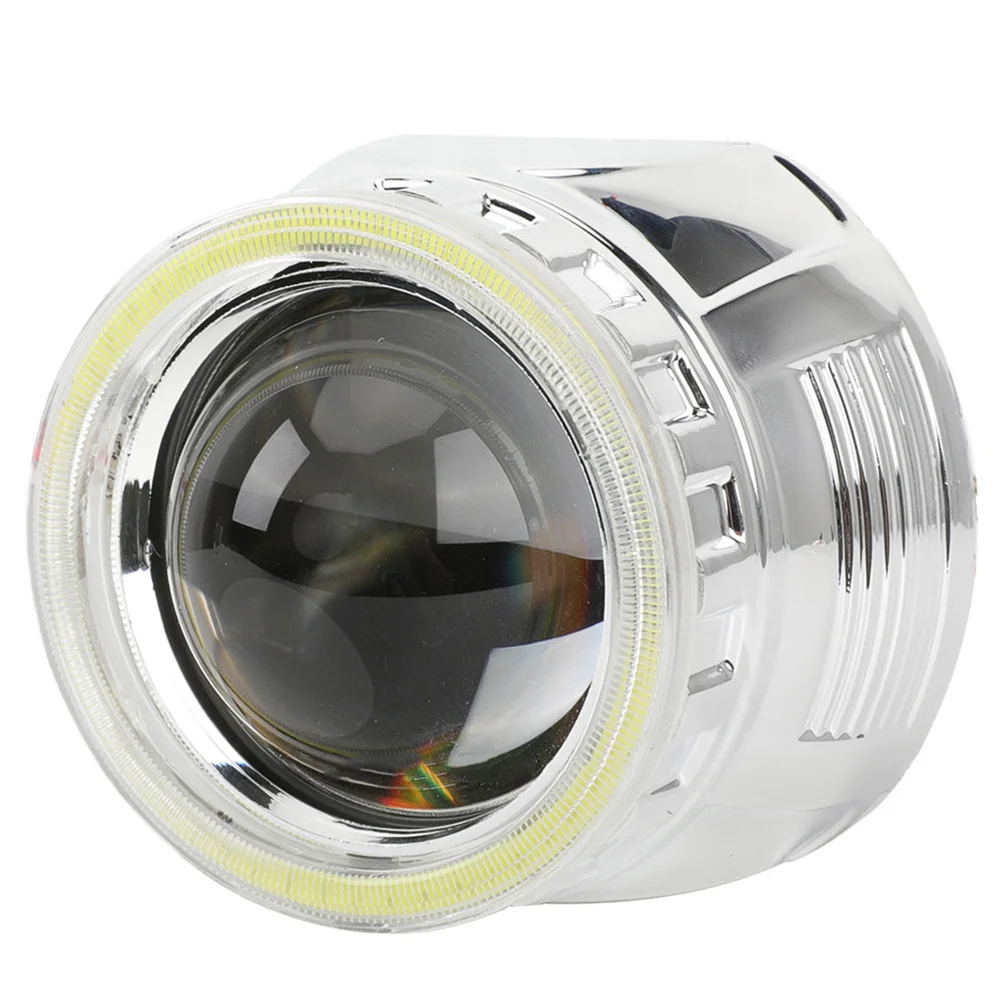 

2 PCS Car LED Bulb DRL COB 12V/24V 7000K White 80mm Circle Daytime Running Headlight Automotive Modification Light Accessories