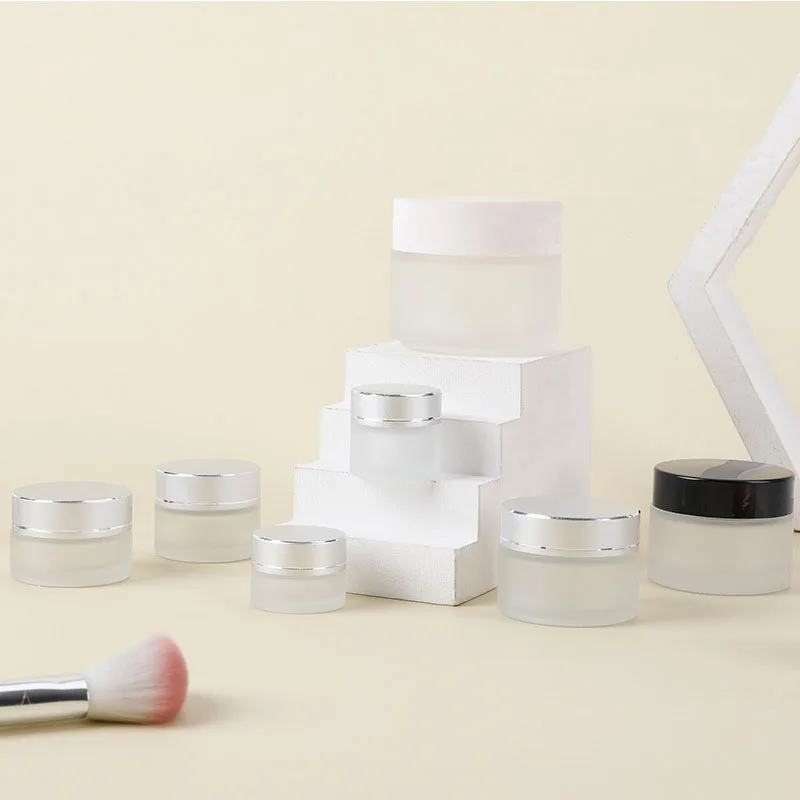 1pcs 5g 10g 20g 30g 50g Frosted Glass Refillable Ointment Bottle Empty Cosmetic Jar Eye Shadow Face Cream Container Gel Pot
1pcs 5g 10g 20g 30g 50g Frosted Glass Refillable Ointment Bottle Empty Cosmetic Jar Eye Shadow Face Cream Container Gel Pot
