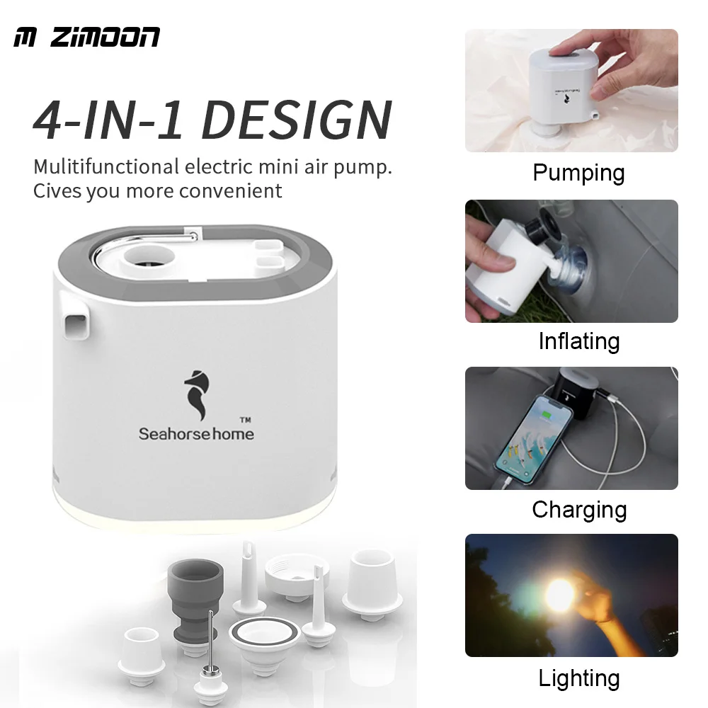 4-In-1 Outdoor Air Pump Portable Mini Inflator Vacuum Pump For Camping Latern Bed Air Mattress Quick Inflate Outdoor Multi Tools
4-In-1 Outdoor Air Pump Portable Mini Inflator Vacuum Pump For Camping Latern Bed Air Mattress Quick Inflate Outdoor Multi Tools