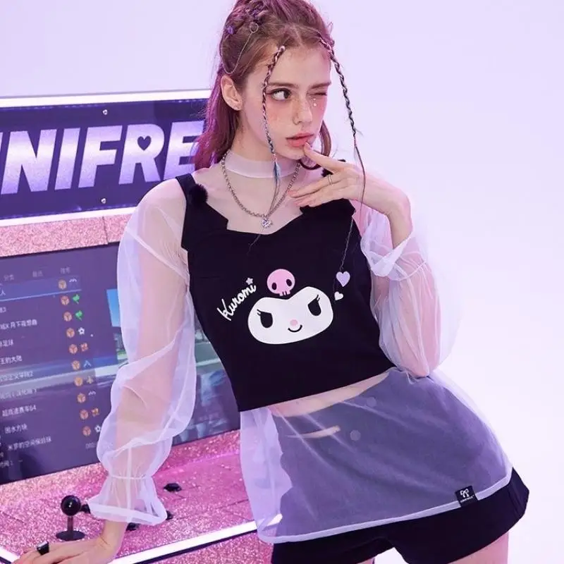 Kawaii Cartoon Anime Kuromi Small Suspender Girl Summer New Cute Out Wear Vest Hot Girl Cool Girl Short Top Girlfriend Gift
Kawaii Cartoon Anime Kuromi Small Suspender Girl Summer New Cute Out Wear Vest Hot Girl Cool Girl Short Top Girlfriend Gift