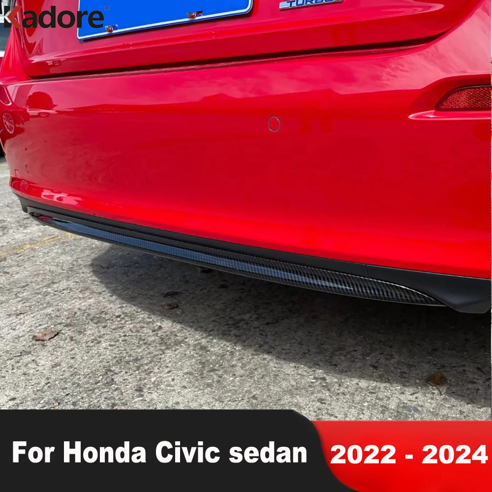 Накладка на задний бампер для Honda Civic Sedan 2022 2023 2024, черная накладка на заднюю дверь автомобиля, нижняя решетка гриля, аксессуары
Накладка на задний бампер для Honda Civic Sedan 2022 2023 2024, черная накладка на заднюю дверь автомобиля, нижняя решетка гриля, аксессуары